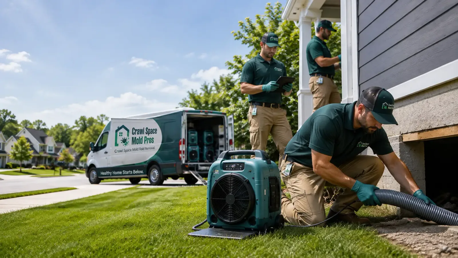 Crawl Space Mold Removal in Omak, WA